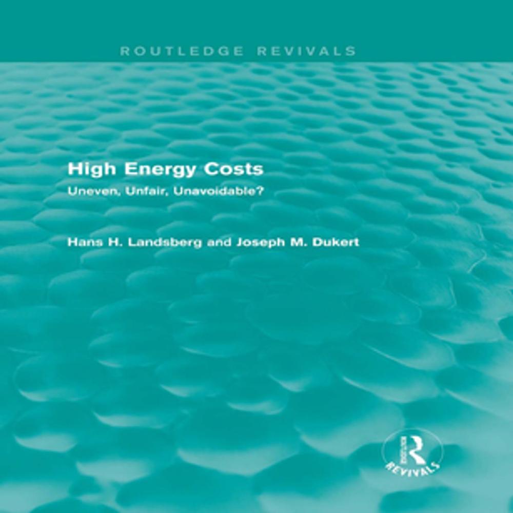 Big bigCover of High Energy Costs