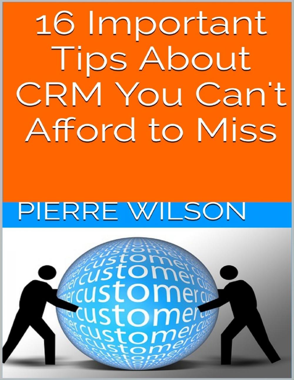 Big bigCover of 16 Important Tips About Crm You Can't Afford to Miss