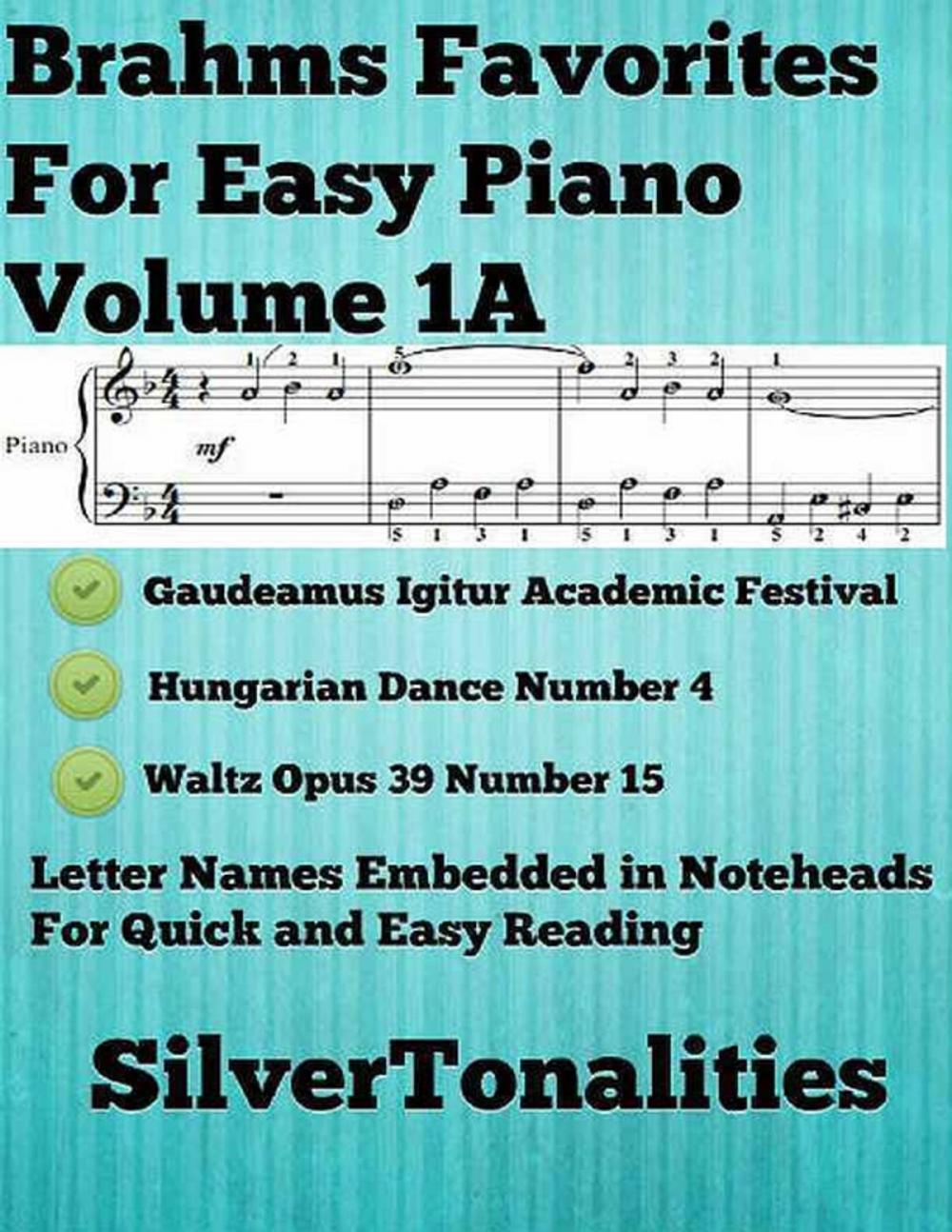 Big bigCover of Brahms Favorites for Easy Piano Volume 1 A