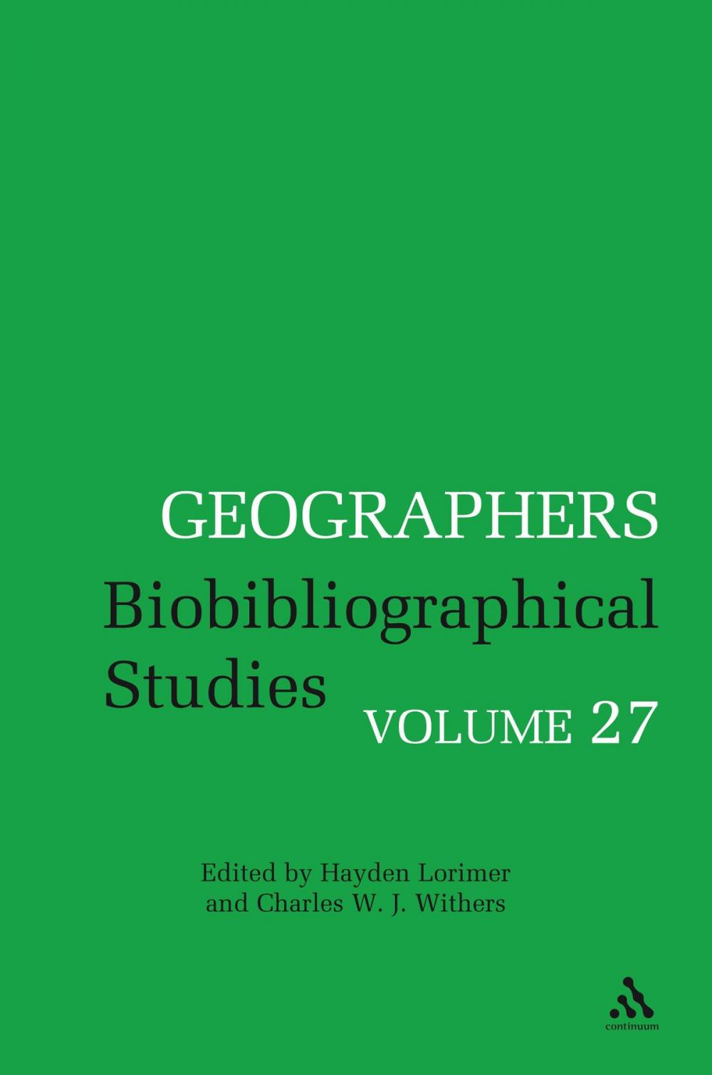 Big bigCover of Geographers