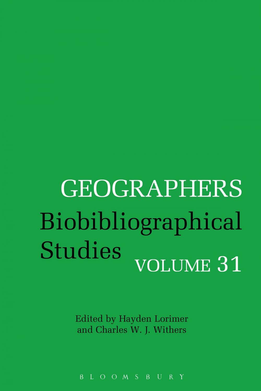 Big bigCover of Geographers