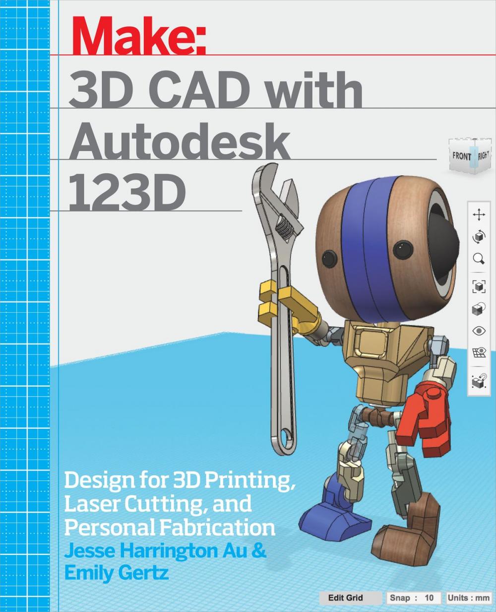 Big bigCover of 3D CAD with Autodesk 123D