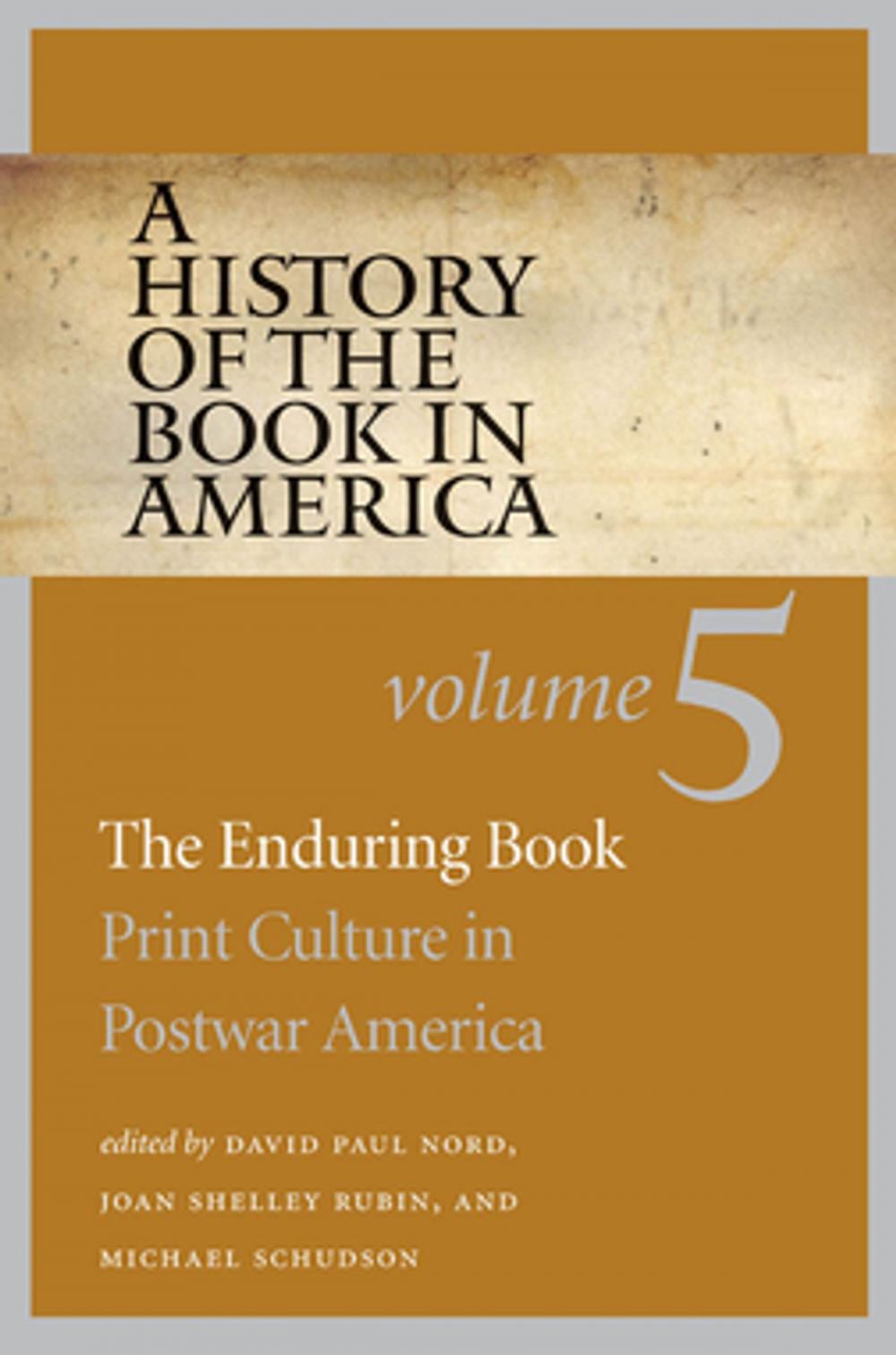 Big bigCover of A History of the Book in America