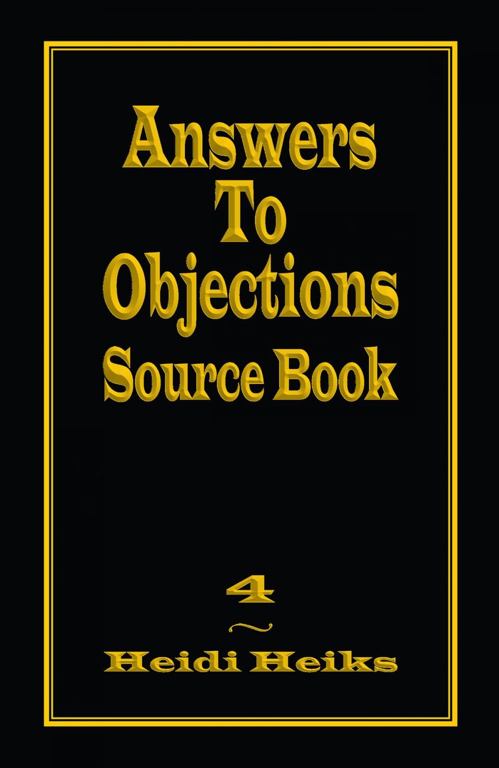 Big bigCover of Answers to Objections Source Book