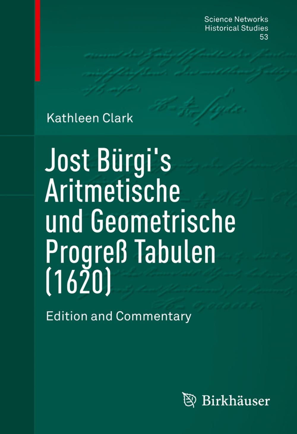 Big bigCover of Jost Bürgi's Aritmetische und Geometrische Progreß Tabulen (1620)