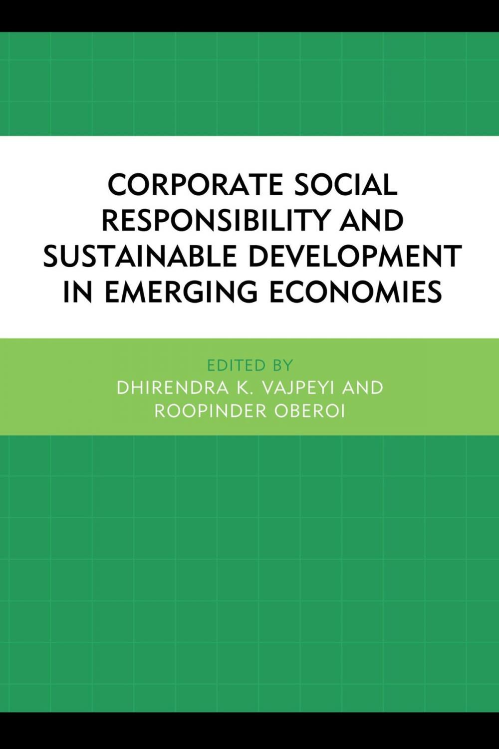 Big bigCover of Corporate Social Responsibility and Sustainable Development in Emerging Economies