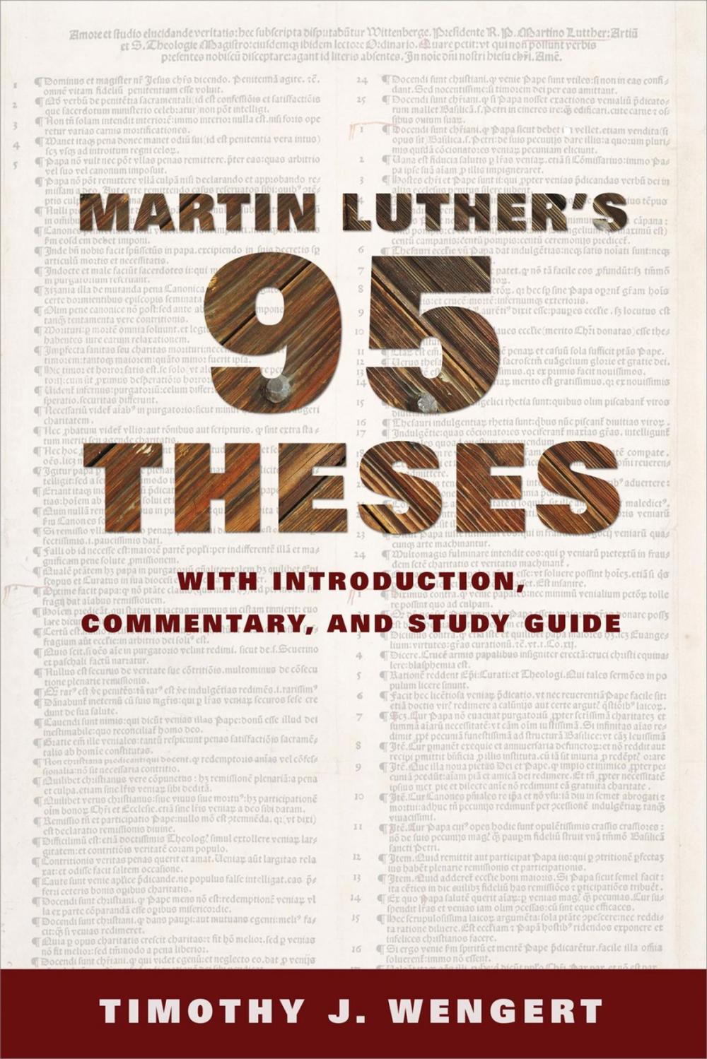 Big bigCover of Martin Luther's Ninety-Five Theses