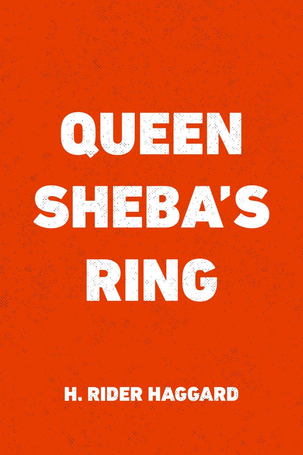 Big bigCover of Queen Sheba's Ring