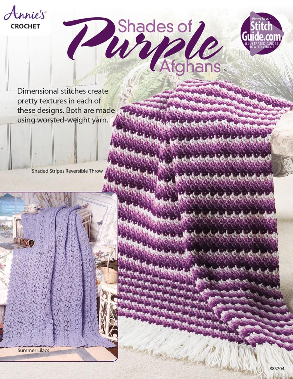 Big bigCover of Shades of Purple Afghans