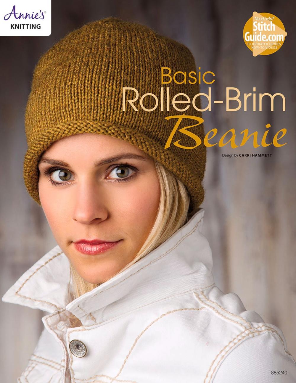 Big bigCover of Basic Rolled-Brim Beanie Knit Pattern