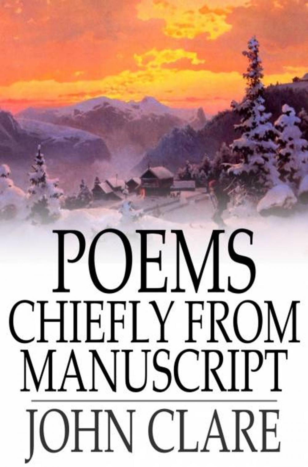 Big bigCover of Poems Chiefly from Manuscript