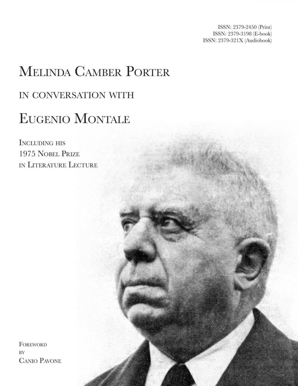 Big bigCover of Melinda Camber Porter In Conversation With Eugenio Montale