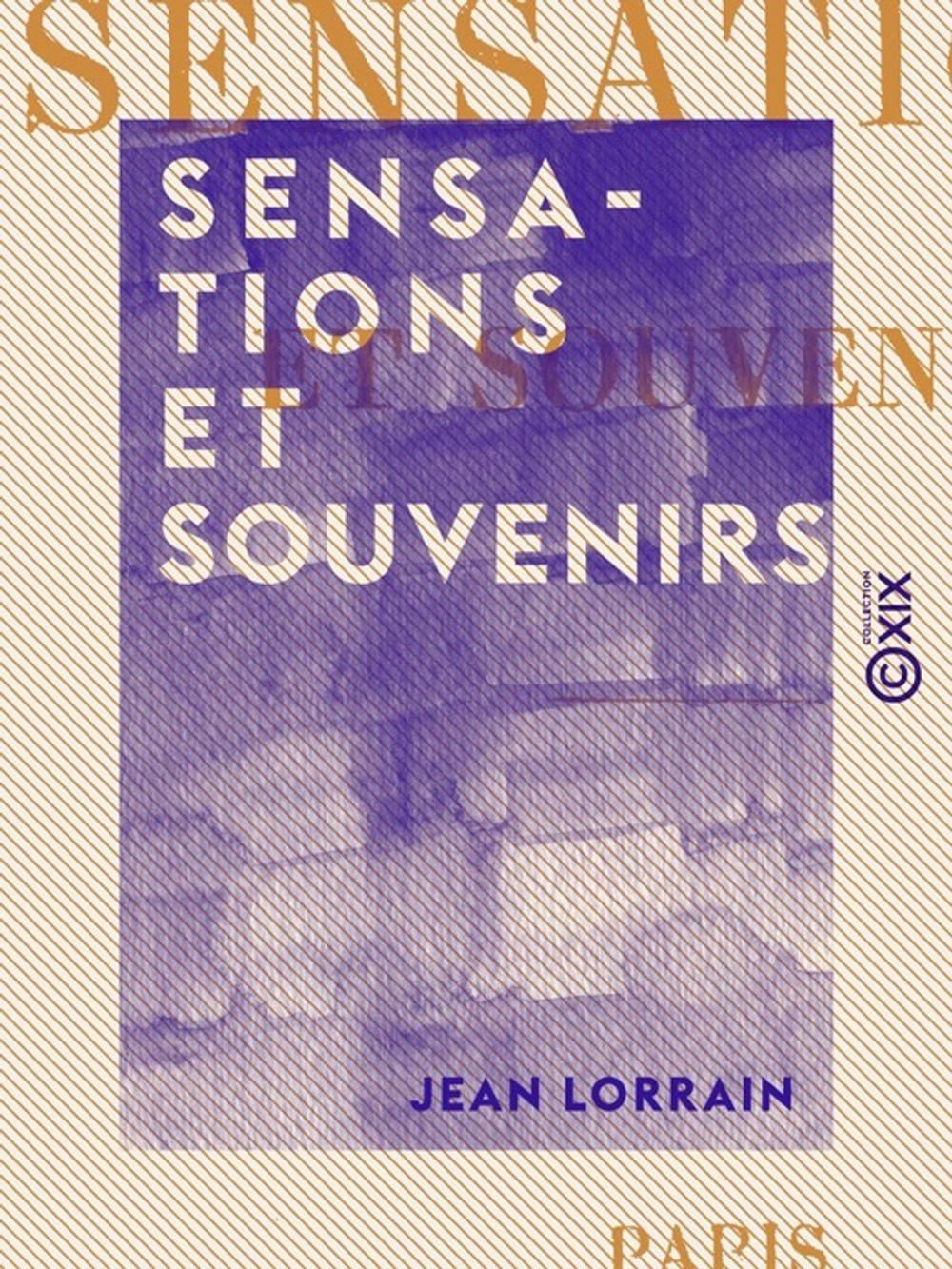 Big bigCover of Sensations et Souvenirs