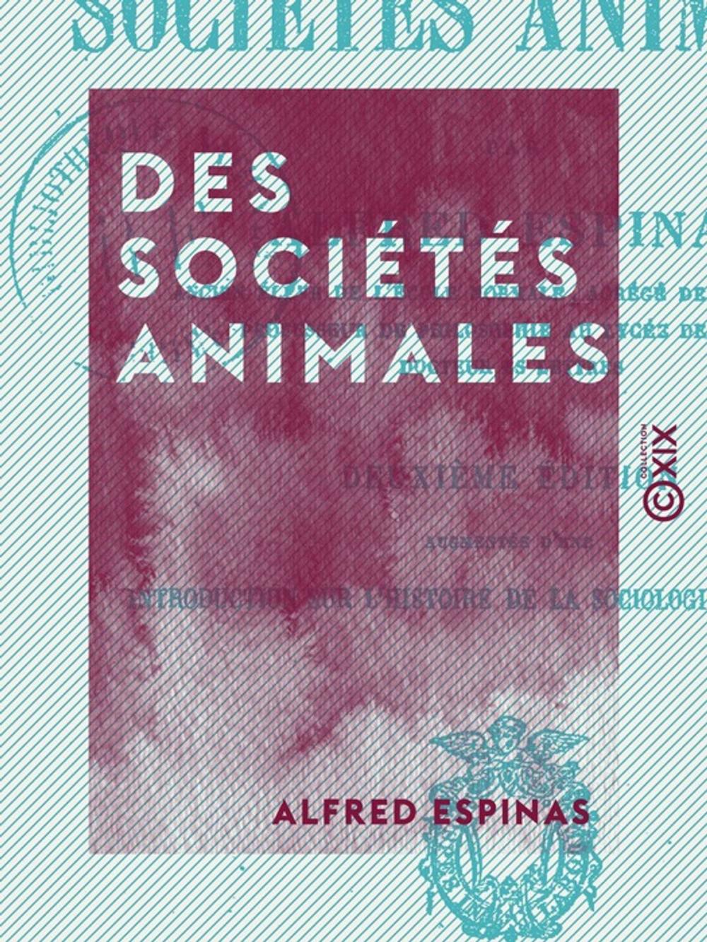 Big bigCover of Des sociétés animales