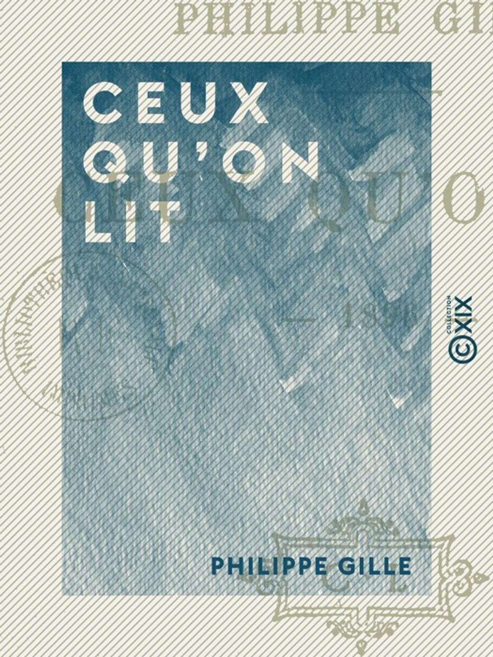 Big bigCover of Ceux qu'on lit