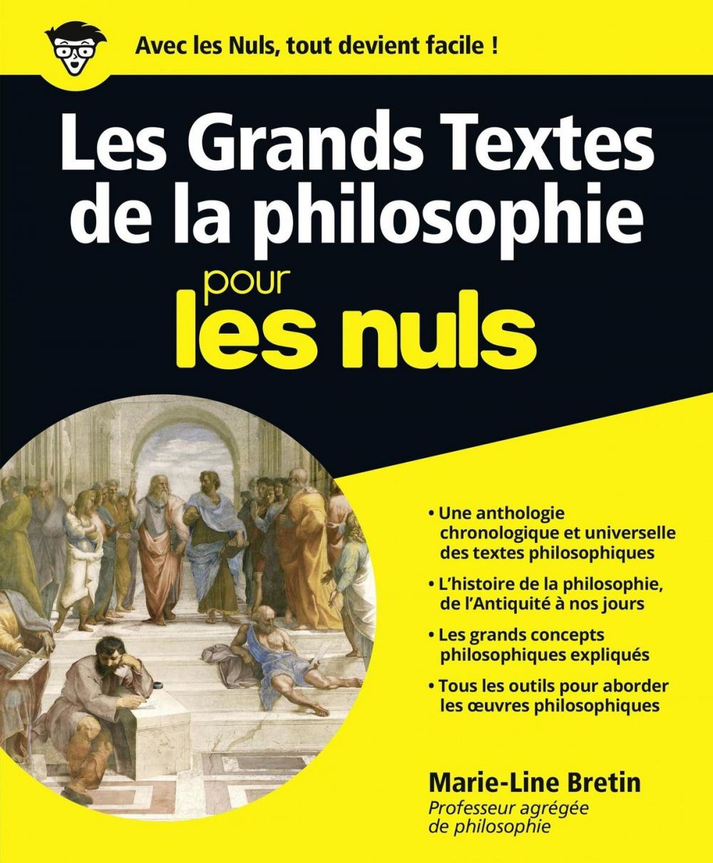 Big bigCover of Les Grands Textes de la Philosophie pour les Nuls