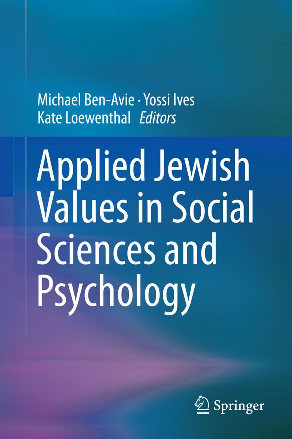 Big bigCover of Applied Jewish Values in Social Sciences and Psychology
