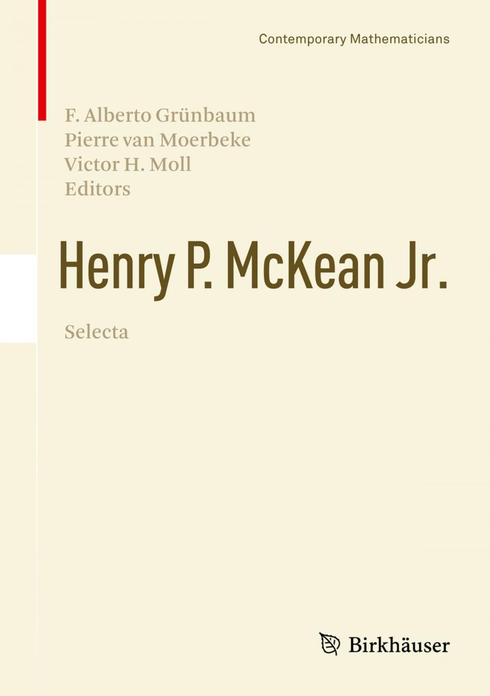 Big bigCover of Henry P. McKean Jr. Selecta