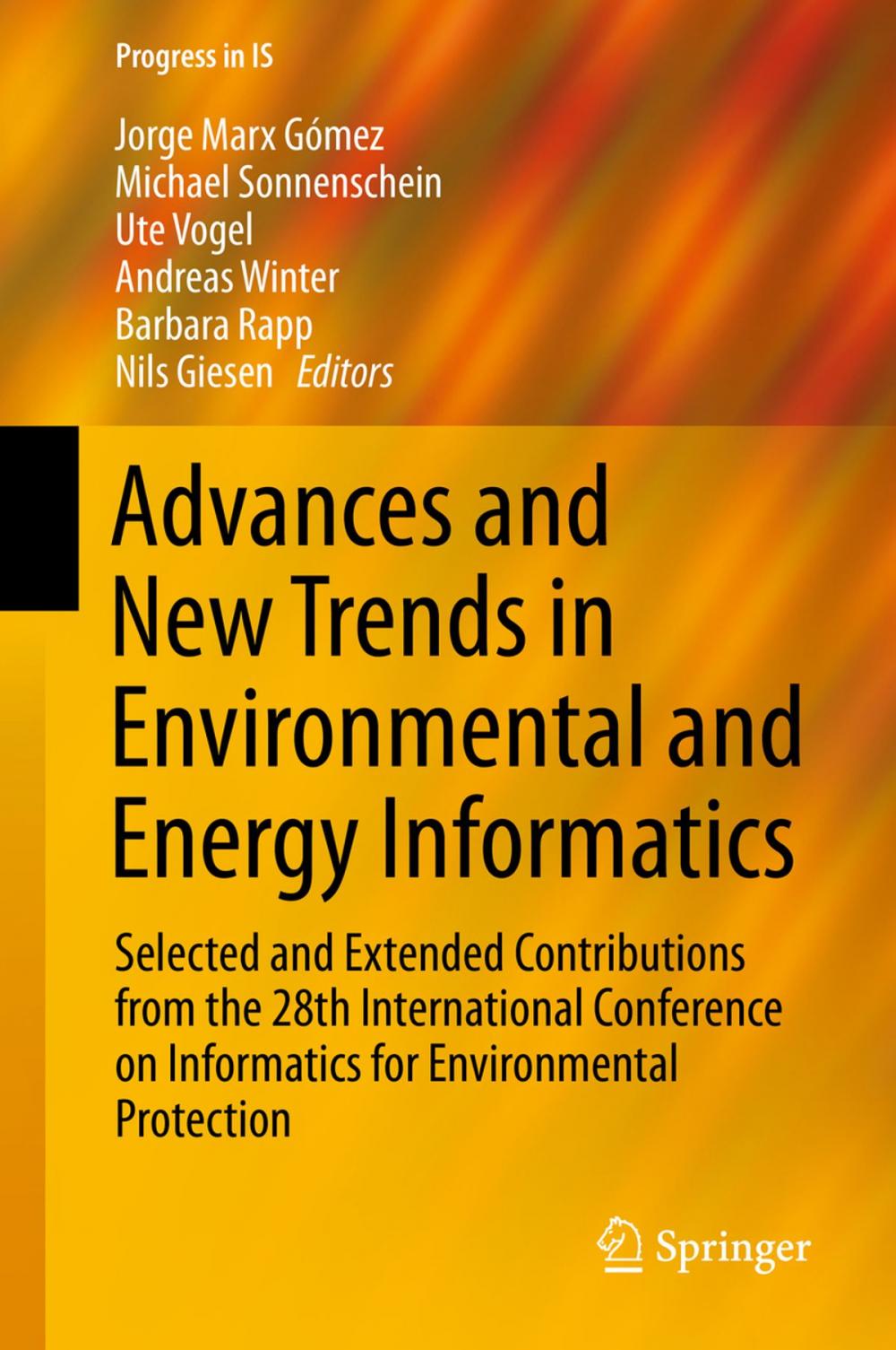 Big bigCover of Advances and New Trends in Environmental and Energy Informatics