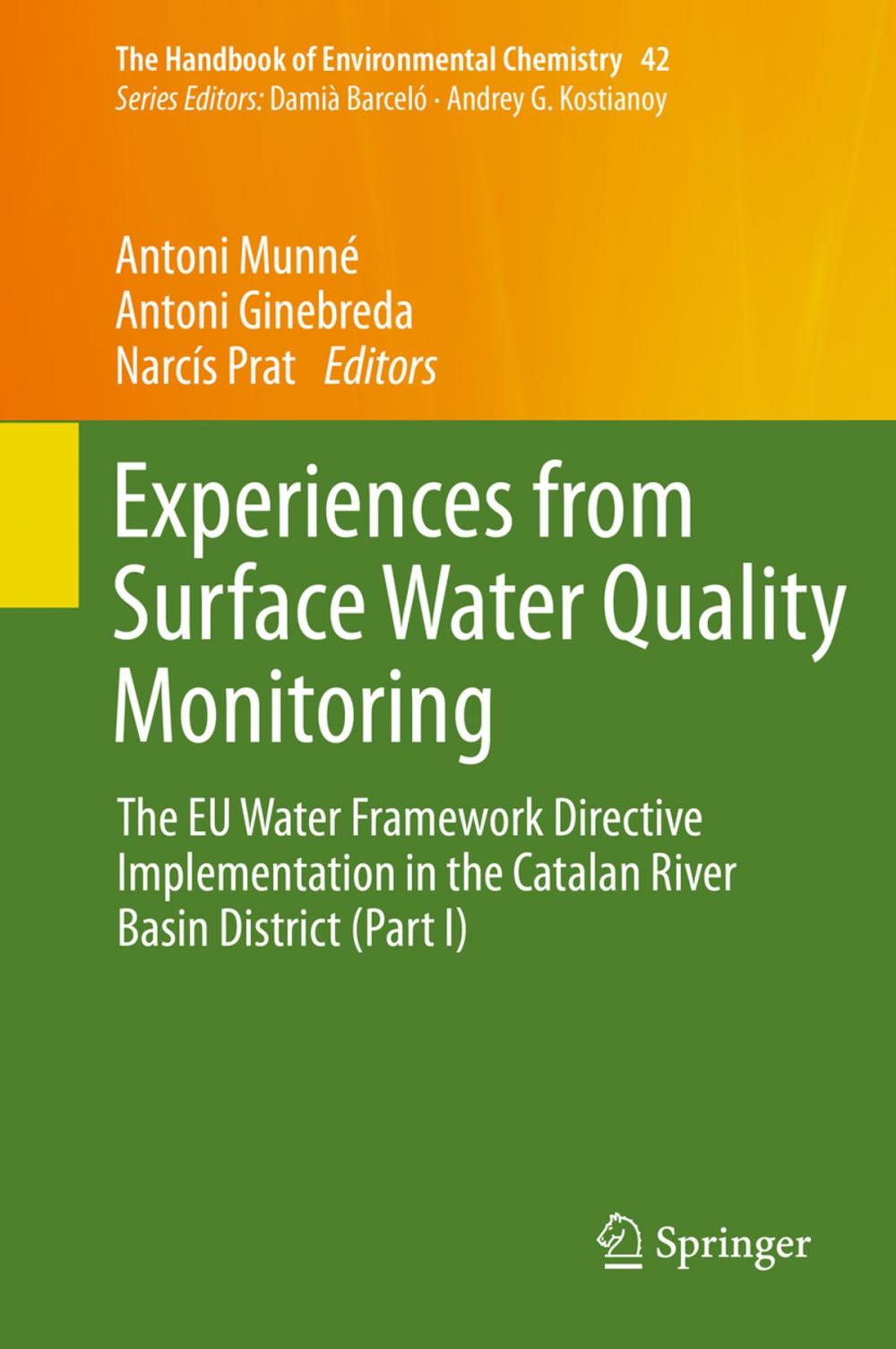 Big bigCover of Experiences from Surface Water Quality Monitoring