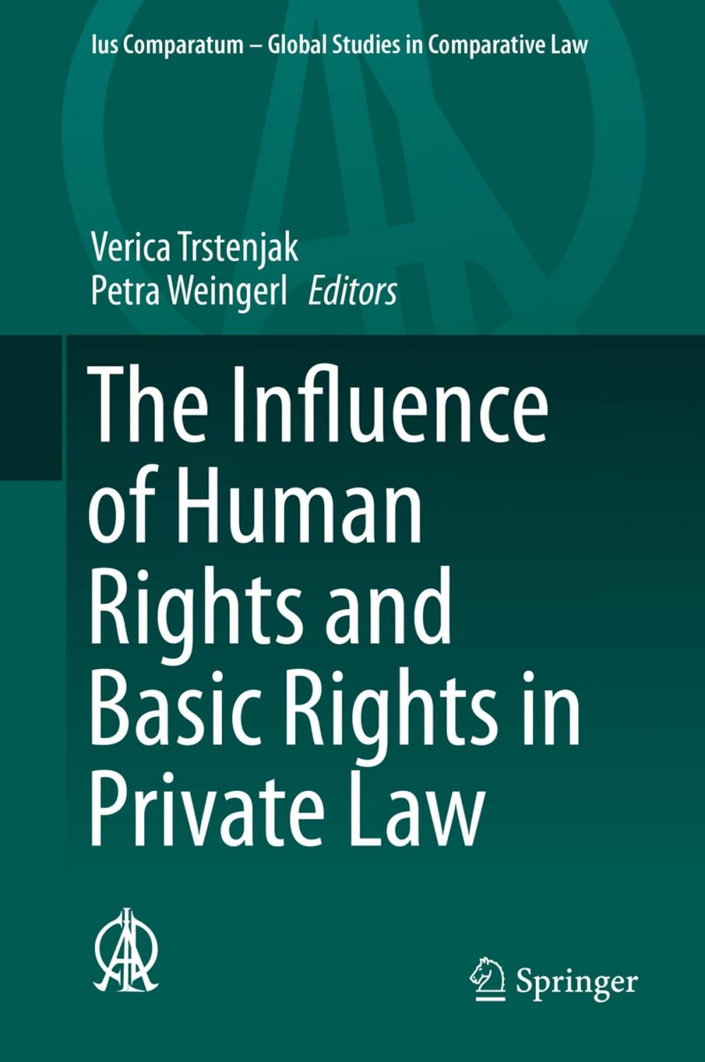 Big bigCover of The Influence of Human Rights and Basic Rights in Private Law