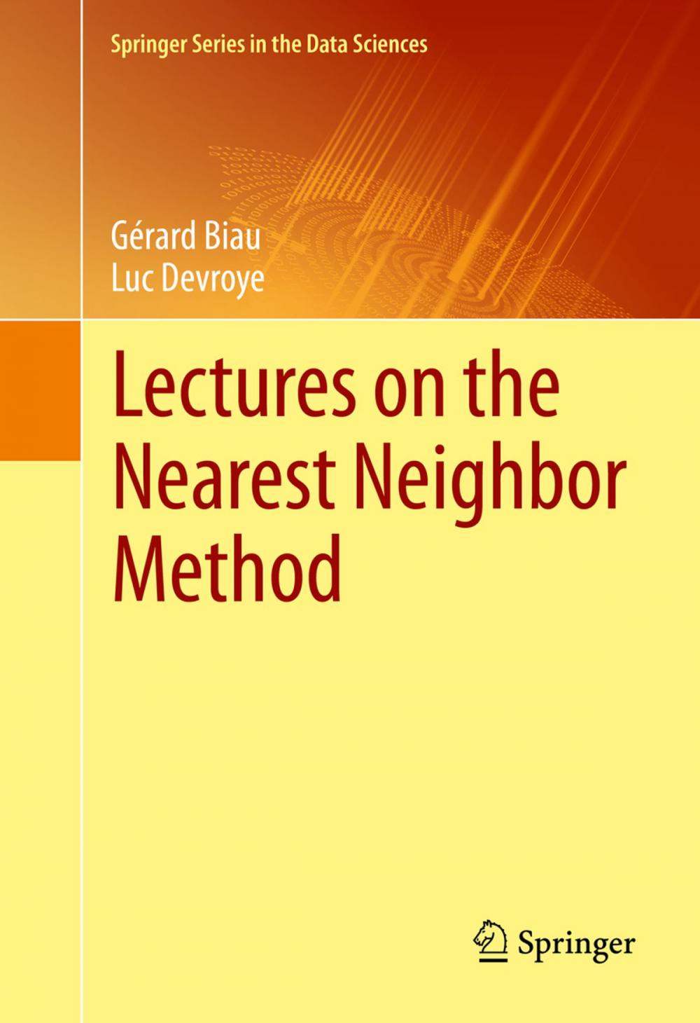 Big bigCover of Lectures on the Nearest Neighbor Method