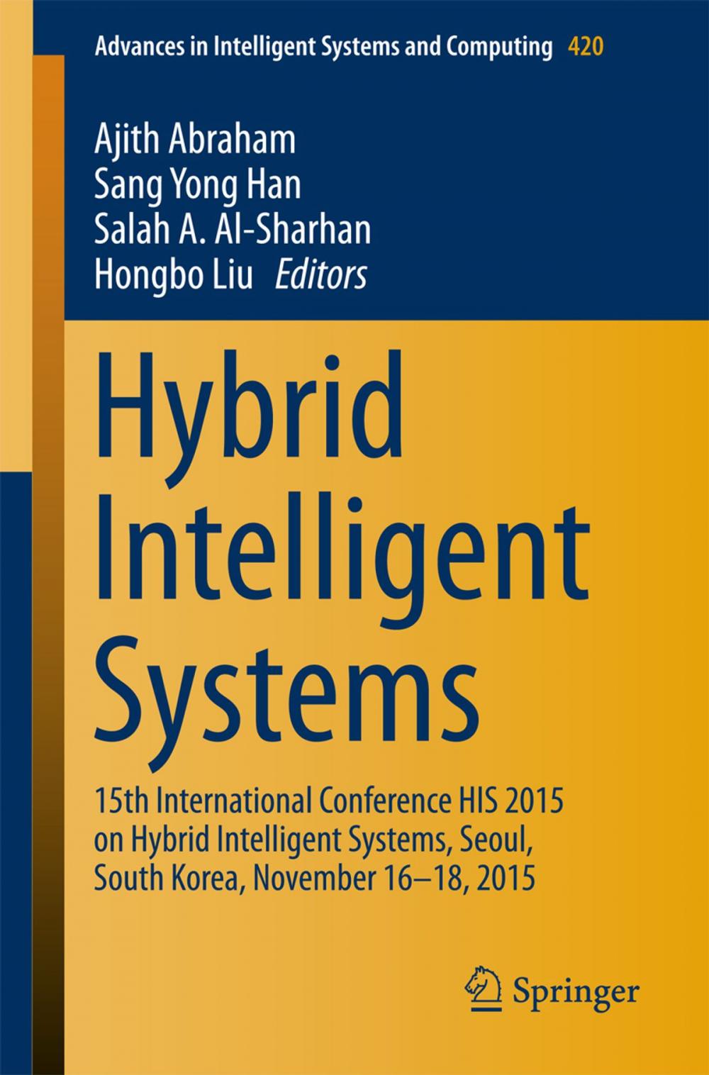 Big bigCover of Hybrid Intelligent Systems