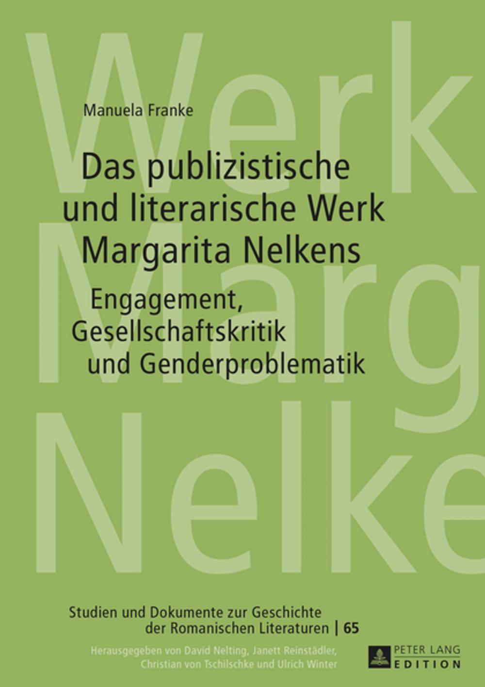 Big bigCover of Das publizistische und literarische Werk Margarita Nelkens