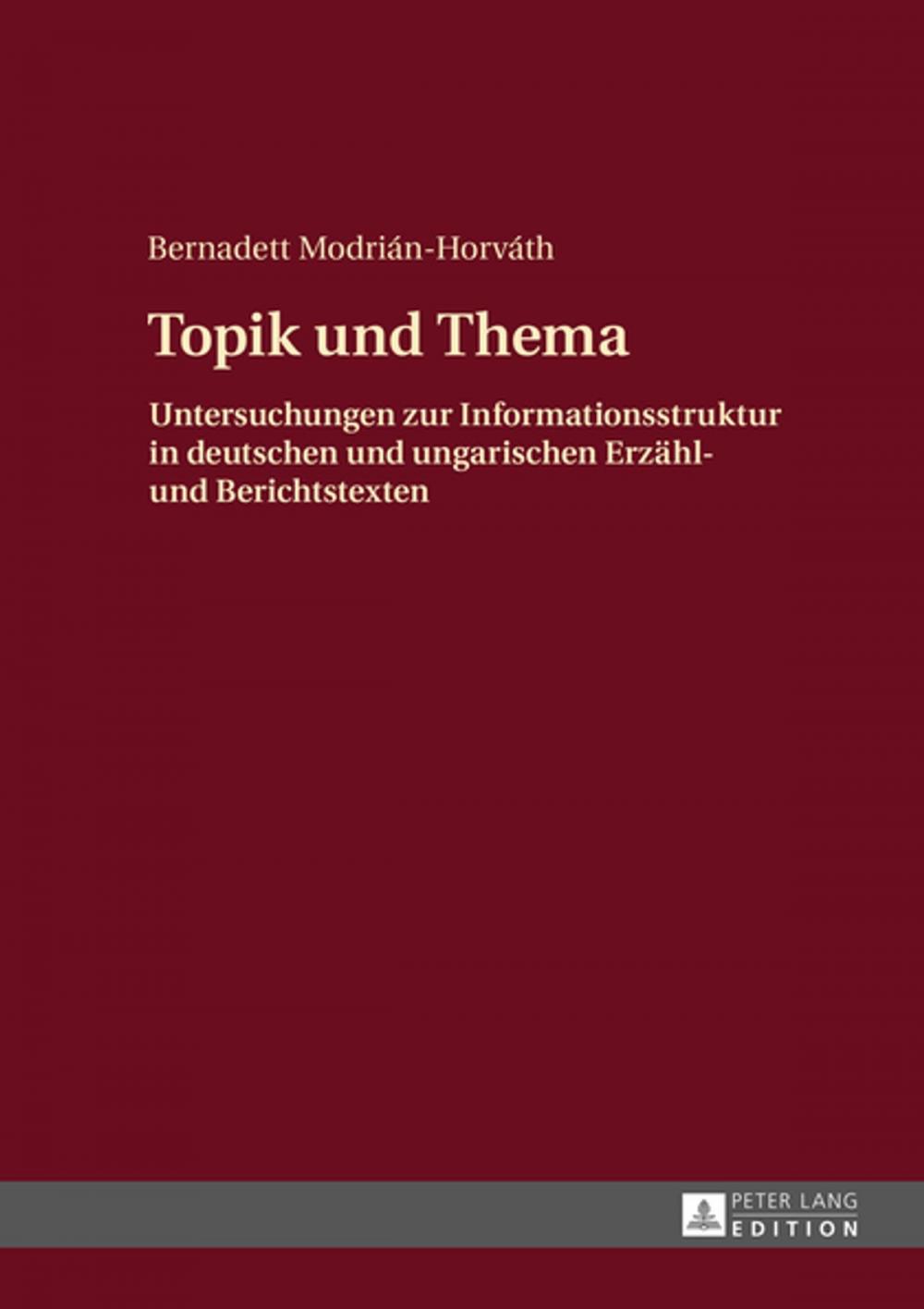 Big bigCover of Topik und Thema