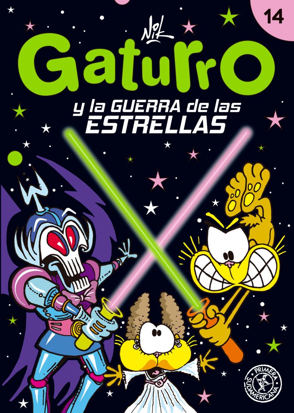 Big bigCover of Gaturro 14. Gaturro y la guerra de las estrellas