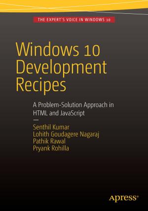 Cover of the book Windows 10 Development Recipes by Sloan Kelly