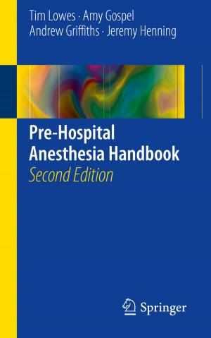 Cover of the book Pre-Hospital Anesthesia Handbook by Juan Francisco Escudero Espinosa