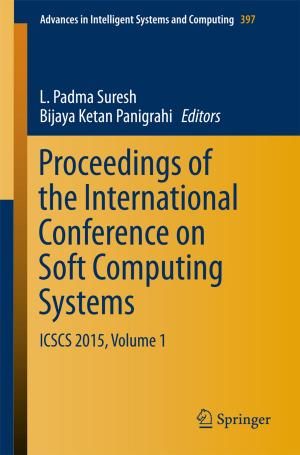 Cover of the book Proceedings of the International Conference on Soft Computing Systems by Rita Pandey, Sanjay Bali, Nandita Mongia