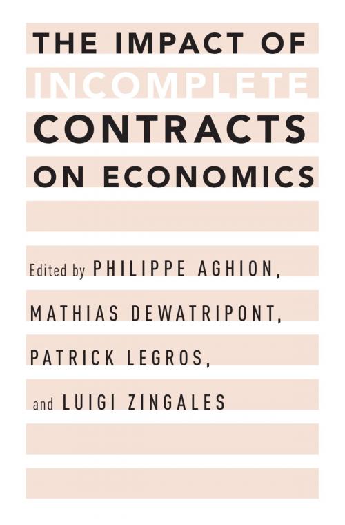 Cover of the book The Impact of Incomplete Contracts on Economics by , Oxford University Press