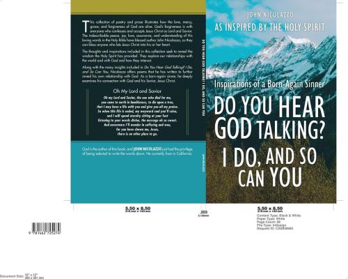 Cover of the book DO YOU HEAR GOD TALKING I DO AND SO CAN YOU by Holy Spirit, John J Nicolazzo