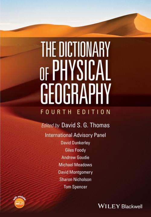 Cover of the book The Dictionary of Physical Geography by David S. G. Thomas, Wiley