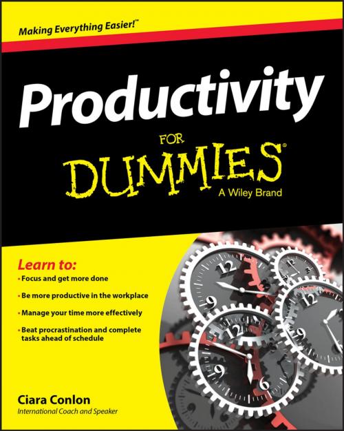 Cover of the book Productivity For Dummies by Ciara Conlon, Wiley