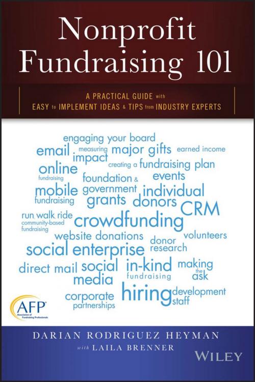 Cover of the book Nonprofit Fundraising 101 by Darian Rodriguez Heyman, Wiley