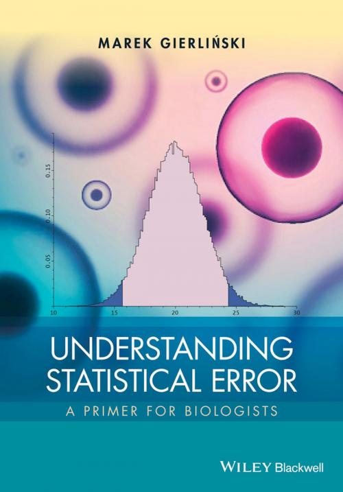 Cover of the book Understanding Statistical Error by Marek Gierlinski, Wiley