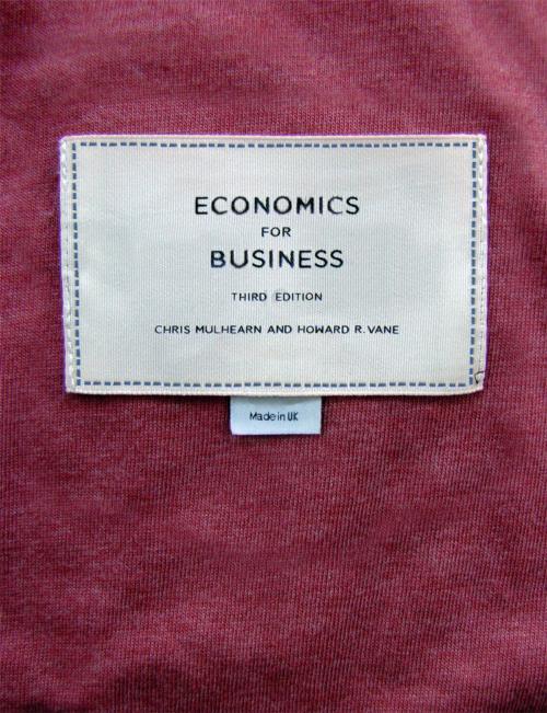 Cover of the book Economics for Business by Chris Mulhearn, Howard Vane, Macmillan Education UK