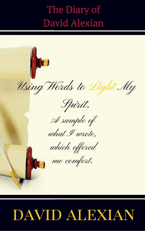 Cover of the book The Diary of David Alexian: Using Words to Light My Spirit. by David Alexian, David Alexian