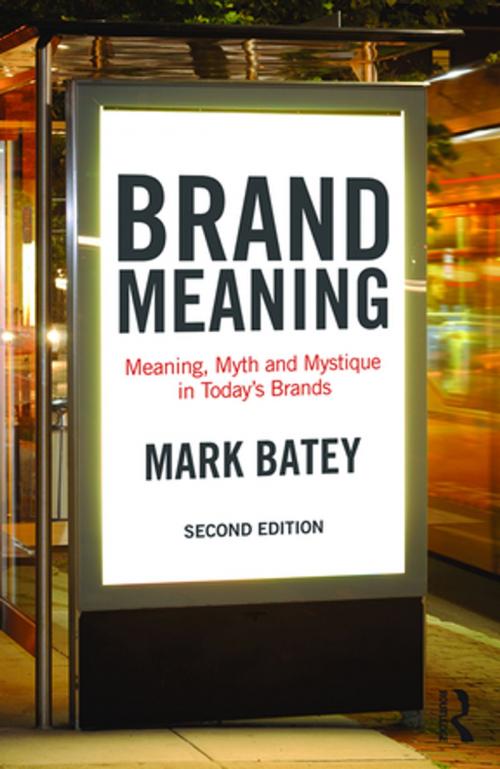 Cover of the book Brand Meaning by Mark Batey, Taylor and Francis