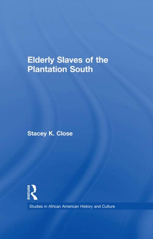 Cover of the book Elderly Slaves of the Plantation South by Stacey K. Close, Taylor and Francis