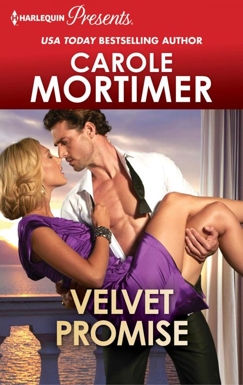 Cover of the book VELVET PROMISE by Carole Mortimer, Harlequin