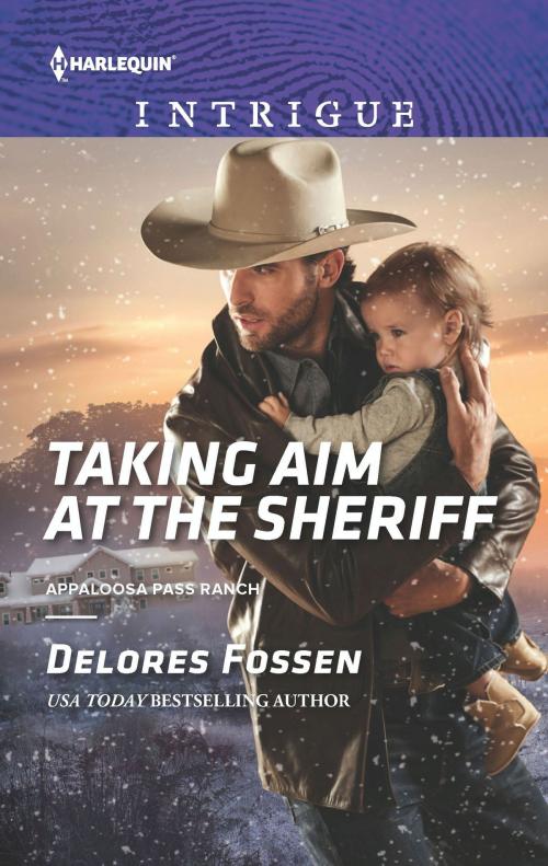 Cover of the book Taking Aim at the Sheriff by Delores Fossen, Harlequin