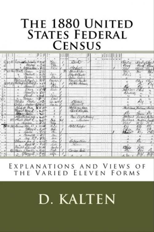 Cover of the book The 1880 United States Federal Census by D. Kalten, DMSF