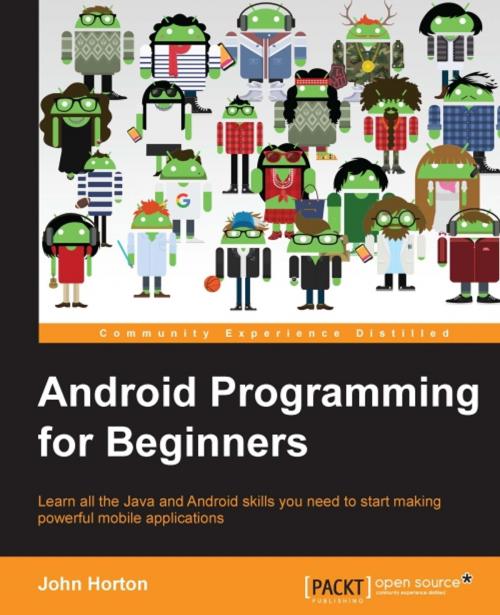 Cover of the book Android Programming for Beginners by John Horton, Packt Publishing