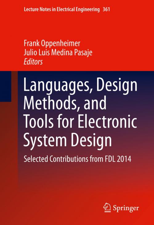 Cover of the book Languages, Design Methods, and Tools for Electronic System Design by , Springer International Publishing