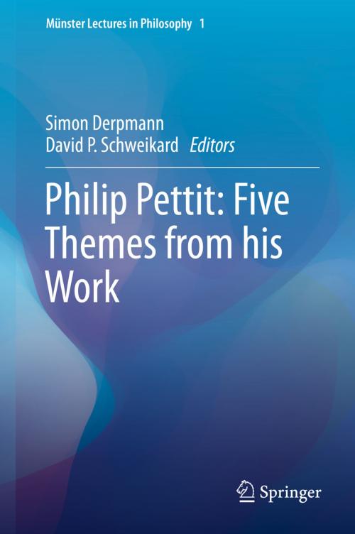 Cover of the book Philip Pettit: Five Themes from his Work by , Springer International Publishing