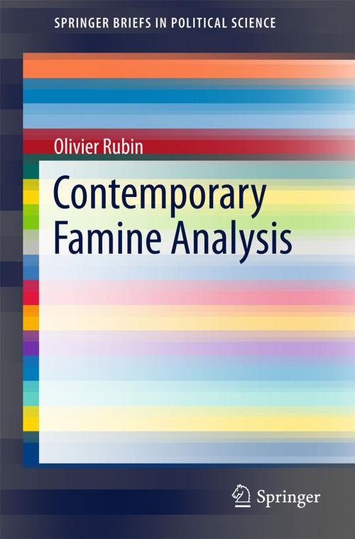 Cover of the book Contemporary Famine Analysis by Olivier Rubin, Springer International Publishing